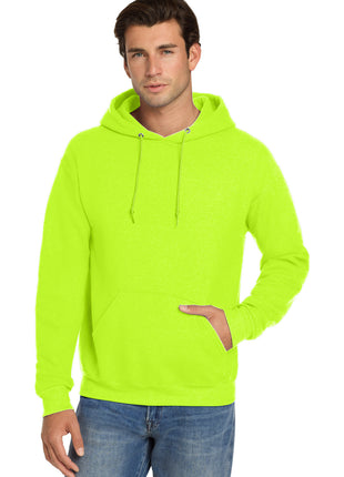 Jerzees® Super Sweats® NuBlend® - Pullover Hooded Sweatshirt.  4997M - Safety Green | Jerzees