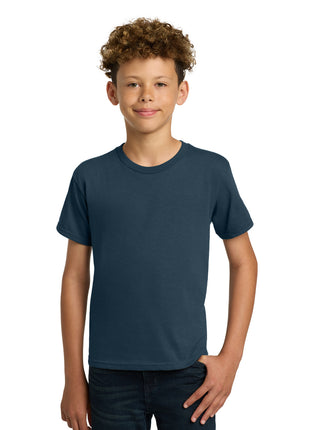 Gildan® - Youth  Heavy Cotton™ 100% Cotton T-Shirt.  5000B - Blue Dusk | Gildan