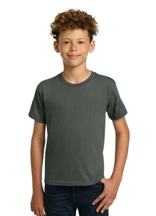 Gildan® - Youth  Heavy Cotton™ 100% Cotton T-Shirt.  5000B - Charcoal | Gildan