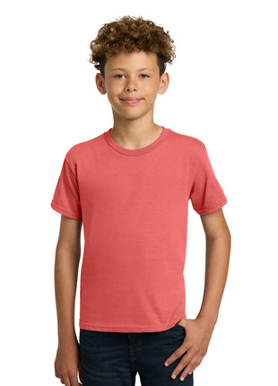 Gildan® - Youth  Heavy Cotton™ 100% Cotton T-Shirt.  5000B - Coral Silk | Gildan