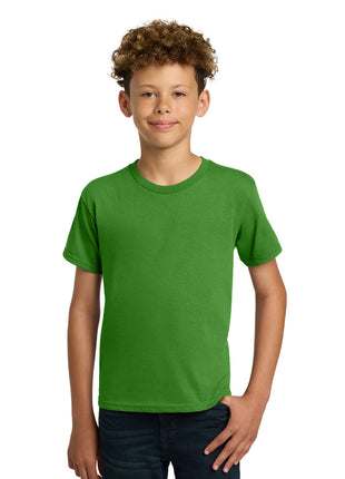 Gildan® - Youth  Heavy Cotton™ 100% Cotton T-Shirt.  5000B - Electric Green | Gildan