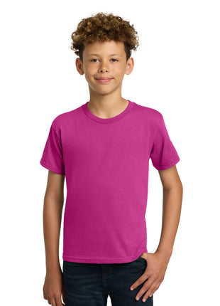 Gildan® - Youth  Heavy Cotton™ 100% Cotton T-Shirt.  5000B - Heliconia | Gildan