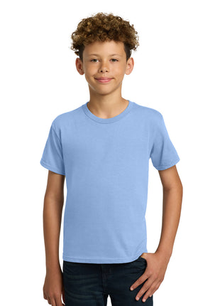 Gildan® - Youth  Heavy Cotton™ 100% Cotton T-Shirt.  5000B - Light Blue | Gildan