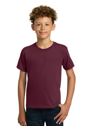 Gildan® - Youth  Heavy Cotton™ 100% Cotton T-Shirt.  5000B - Maroon | Gildan