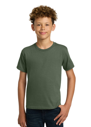 Gildan® - Youth  Heavy Cotton™ 100% Cotton T-Shirt.  5000B - Military Green | Gildan