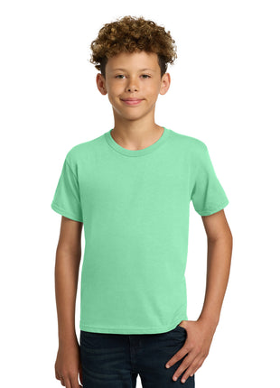 Gildan® - Youth  Heavy Cotton™ 100% Cotton T-Shirt.  5000B - Mint Green | Gildan
