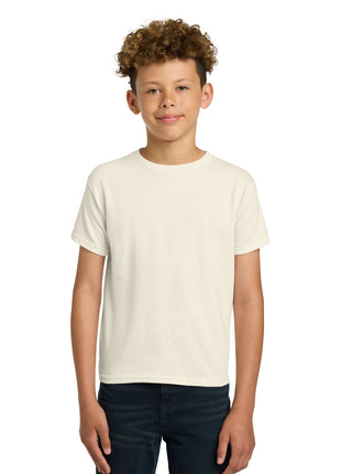 Gildan® - Youth  Heavy Cotton™ 100% Cotton T-Shirt.  5000B - Natural | Gildan