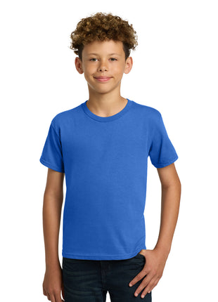 Gildan® - Youth  Heavy Cotton™ 100% Cotton T-Shirt.  5000B - Neon Blue | Gildan
