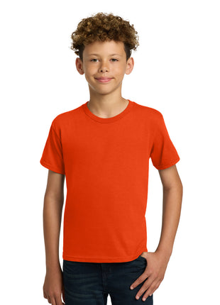 Gildan® - Youth  Heavy Cotton™ 100% Cotton T-Shirt.  5000B - Orange | Gildan