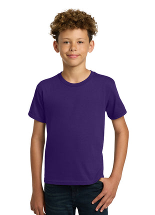Gildan® - Youth  Heavy Cotton™ 100% Cotton T-Shirt.  5000B - Purple | Gildan