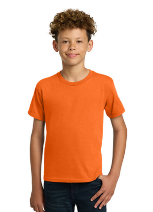 Gildan® - Youth  Heavy Cotton™ 100% Cotton T-Shirt.  5000B - S. Orange | Gildan