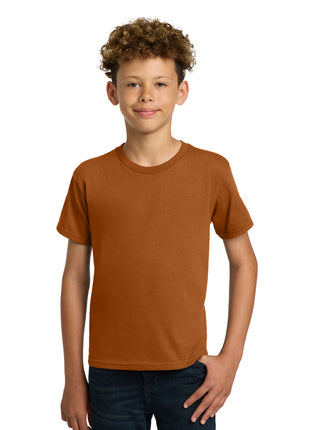 Gildan® - Youth  Heavy Cotton™ 100% Cotton T-Shirt.  5000B - Texas Orange | Gildan
