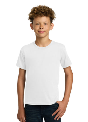 Gildan® - Youth  Heavy Cotton™ 100% Cotton T-Shirt.  5000B - White | Gildan