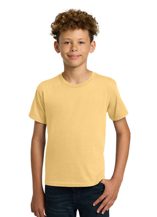 Gildan® - Youth  Heavy Cotton™ 100% Cotton T-Shirt.  5000B - Yellow Haze | Gildan