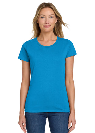 Gildan® Women's Heavy Cotton™ 100% Cotton T-Shirt. 5000L - Sapphire | Gildan
