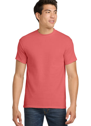 Gildan® - Heavy Cotton™ 100% Cotton T-Shirt.  5000 - Coral Silk | Gildan