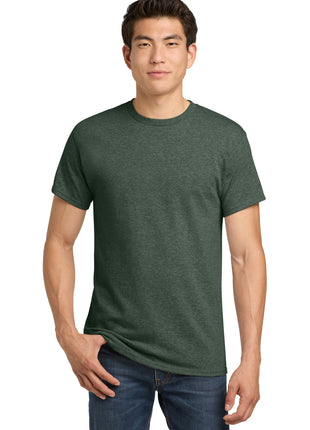 Gildan® - Heavy Cotton™ 100% Cotton T-Shirt.  5000 - Heather Military Green | Gildan