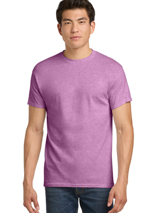 Gildan® - Heavy Cotton™ 100% Cotton T-Shirt.  5000 - Heather Radiant Orchid | Gildan