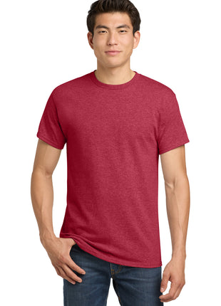 Gildan® - Heavy Cotton™ 100% Cotton T-Shirt.  5000 - Heather Red | Gildan