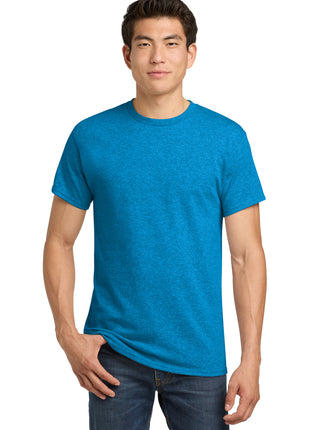 Gildan® - Heavy Cotton™ 100% Cotton T-Shirt.  5000 - Heather Sapphire | Gildan