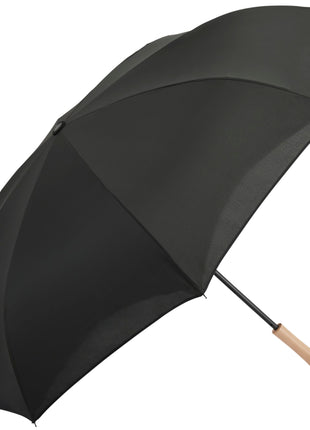 48" Recycled  Manual Inversion Umbrella - Black | PromoEO