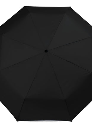 46" Recycled 3-Folding Umbrella - Black | PromoEO