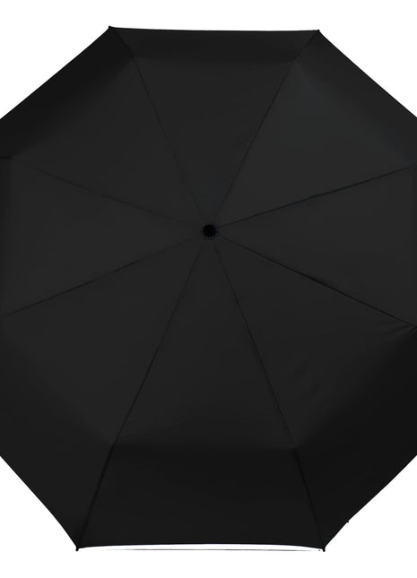 46" Recycled 3-Folding Umbrella - Black | PromoEO