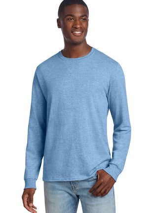 Jerzees® Premium Blend Ring Spun Long Sleeve T-Shirt 560LS - Carolina Heather | Jerzees