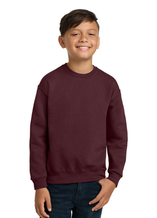 Jerzees® - Youth NuBlend® Crewneck Sweatshirt.  562B - Maroon | Jerzees
