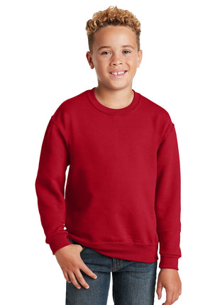 Jerzees® - Youth NuBlend® Crewneck Sweatshirt.  562B - True Red | Jerzees