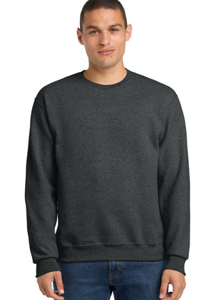 Jerzees® - NuBlend® Crewneck Sweatshirt.  562M - Black Heather | Jerzees