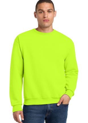 Jerzees® - NuBlend® Crewneck Sweatshirt.  562M - Safety Green | Jerzees