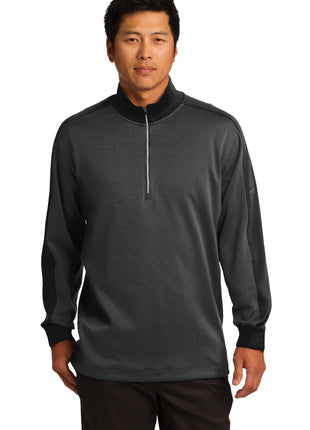 Nike Dri-FIT 1/2-Zip Cover-Up. 578673 - Anthracite Heather/ Black | Nike