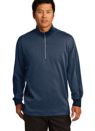 Nike Dri-FIT 1/2-Zip Cover-Up. 578673 - Midnight Navy Heather/ Midnight Navy | Nike