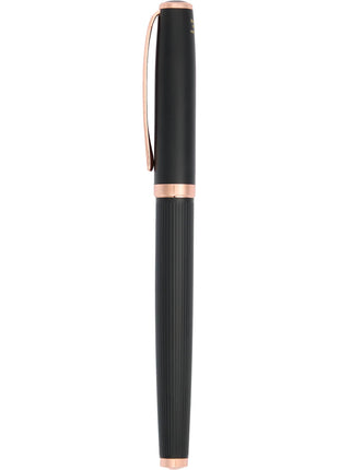 Luxe Recycled Brass Matte Roller Ball - Black | Luxe