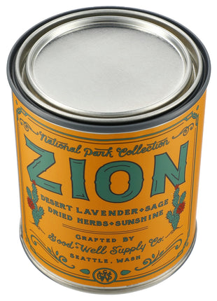 Zion National Park 14 oz Candle - Multi-Colored | GOOD & WELL SUPPLY CO