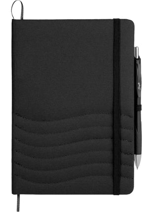 Scripto® Tidal RPET Bound Notebook - Black | Scripto