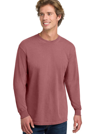 COMFORT COLORS ® Heavyweight Ring Spun Long Sleeve Tee. 6014 - Brick | Comfort Colors