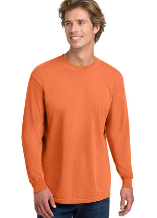 COMFORT COLORS ® Heavyweight Ring Spun Long Sleeve Tee. 6014 - Burnt Orange | Comfort Colors