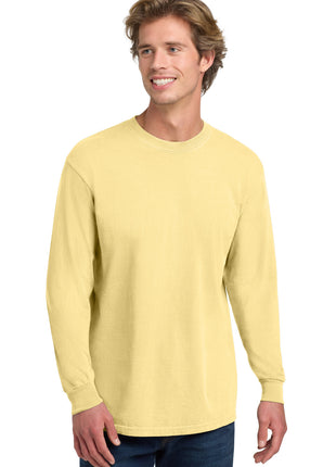COMFORT COLORS ® Heavyweight Ring Spun Long Sleeve Tee. 6014 - Butter | Comfort Colors