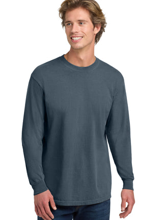 COMFORT COLORS ® Heavyweight Ring Spun Long Sleeve Tee. 6014 - Denim | Comfort Colors