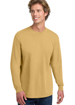 COMFORT COLORS ® Heavyweight Ring Spun Long Sleeve Tee. 6014 - Mustard | Comfort Colors