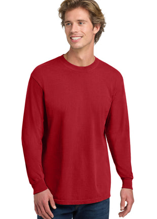COMFORT COLORS ® Heavyweight Ring Spun Long Sleeve Tee. 6014 - Red | Comfort Colors