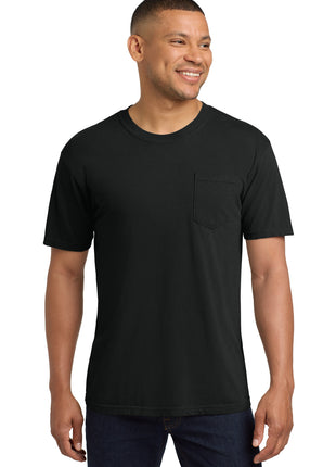 COMFORT COLORS ® Heavyweight Ring Spun Pocket Tee. 6030 - Black | Comfort Colors