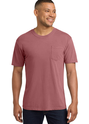 COMFORT COLORS ® Heavyweight Ring Spun Pocket Tee. 6030 - Brick | Comfort Colors