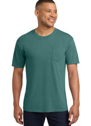 COMFORT COLORS ® Heavyweight Ring Spun Pocket Tee. 6030 - Emerald | Comfort Colors