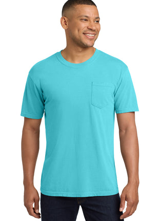 COMFORT COLORS ® Heavyweight Ring Spun Pocket Tee. 6030 - Lagoon | Comfort Colors