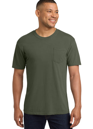 COMFORT COLORS ® Heavyweight Ring Spun Pocket Tee. 6030 - Moss | Comfort Colors