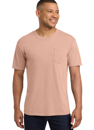 COMFORT COLORS ® Heavyweight Ring Spun Pocket Tee. 6030 - Peachy | Comfort Colors