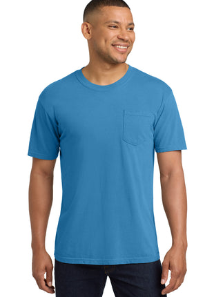 COMFORT COLORS ® Heavyweight Ring Spun Pocket Tee. 6030 - Royal Caribe | Comfort Colors